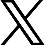 X icon, formerly know as Twitter.